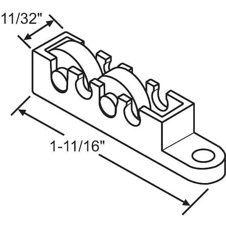 Strybuc Sliding Window Roller Assembly 900-15615